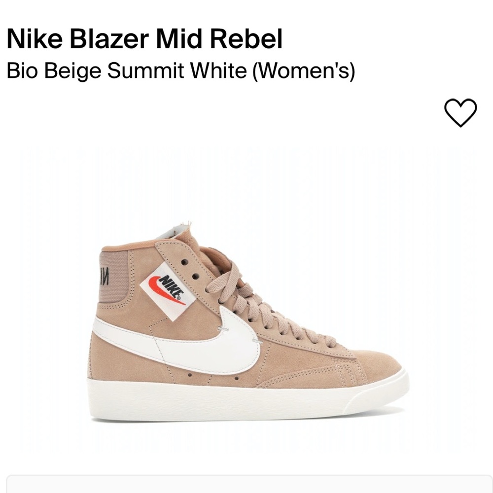 NIKE BLAZER MID REBEL (WOMEN’S 6) // BIO BEIGE SUMMIT